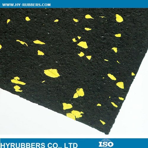 20mm rubber gym floor with SBR and EPDM material China factory
